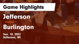 Jefferson  vs Burlington  Game Highlights - Jan. 18, 2022