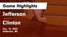 Jefferson  vs Clinton  Game Highlights - Jan. 13, 2023