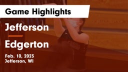 Jefferson  vs Edgerton  Game Highlights - Feb. 10, 2023