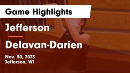 Jefferson  vs Delavan-Darien  Game Highlights - Nov. 30, 2023