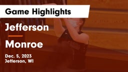 Jefferson  vs Monroe  Game Highlights - Dec. 5, 2023