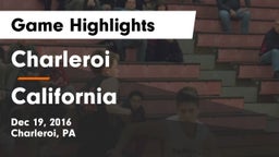 Charleroi  vs California  Game Highlights - Dec 19, 2016
