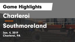 Charleroi  vs Southmoreland  Game Highlights - Jan. 4, 2019