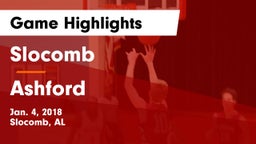 Slocomb  vs Ashford  Game Highlights - Jan. 4, 2018