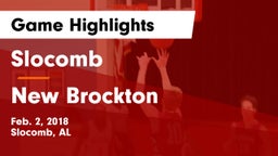 Slocomb  vs New Brockton  Game Highlights - Feb. 2, 2018