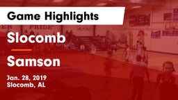 Slocomb  vs Samson  Game Highlights - Jan. 28, 2019