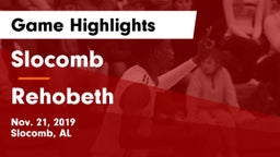 Slocomb  vs Rehobeth  Game Highlights - Nov. 21, 2019