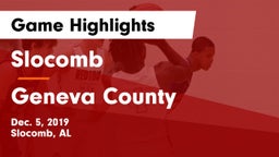 Slocomb  vs Geneva County  Game Highlights - Dec. 5, 2019