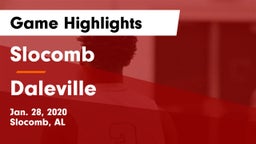 Slocomb  vs Daleville  Game Highlights - Jan. 28, 2020