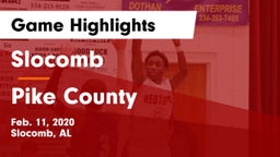 Slocomb  vs Pike County Game Highlights - Feb. 11, 2020
