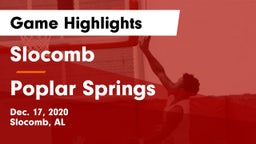 Slocomb  vs Poplar Springs   Game Highlights - Dec. 17, 2020