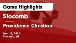 Slocomb  vs Providence Christian  Game Highlights - Jan. 12, 2021