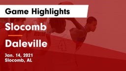 Slocomb  vs Daleville  Game Highlights - Jan. 14, 2021