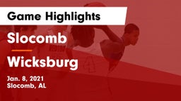 Slocomb  vs Wicksburg  Game Highlights - Jan. 8, 2021