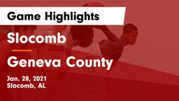 Slocomb  vs Geneva County  Game Highlights - Jan. 28, 2021