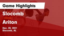 Slocomb  vs Ariton  Game Highlights - Dec. 20, 2021