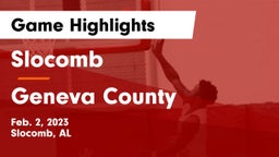 Slocomb  vs Geneva County  Game Highlights - Feb. 2, 2023