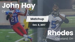 Matchup: John Hay  vs. Rhodes  2017