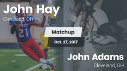 Matchup: John Hay  vs. John Adams  2017