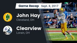 Recap: John Hay  vs. Clearview  2017