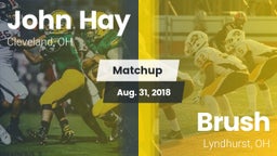 Matchup: John Hay  vs. Brush  2018