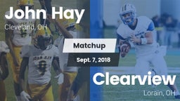 Matchup: John Hay  vs. Clearview  2018