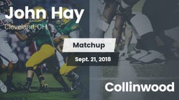 Matchup: John Hay  vs. Collinwood  2018