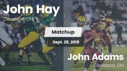 Matchup: John Hay  vs. John Adams  2018
