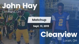 Matchup: John Hay  vs. Clearview  2019