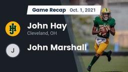 Recap: John Hay  vs. John Marshall 2021