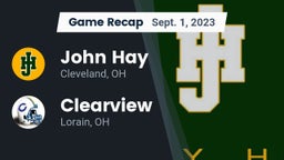 Recap: John Hay  vs. Clearview  2023