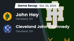 Recap: John Hay  vs. Cleveland John F Kennedy  2023
