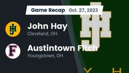Recap: John Hay  vs. Austintown Fitch  2023