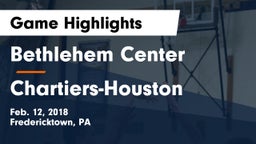 Bethlehem Center  vs Chartiers-Houston  Game Highlights - Feb. 12, 2018