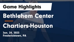 Bethlehem Center  vs Chartiers-Houston  Game Highlights - Jan. 24, 2023