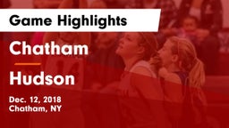 Chatham  vs Hudson  Game Highlights - Dec. 12, 2018