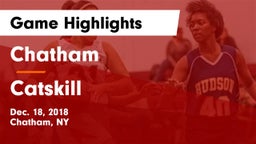 Chatham  vs Catskill   Game Highlights - Dec. 18, 2018