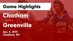 Chatham  vs Greenville  Game Highlights - Jan. 4, 2019