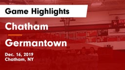Chatham  vs Germantown  Game Highlights - Dec. 16, 2019