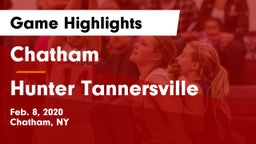 Chatham  vs Hunter Tannersville Game Highlights - Feb. 8, 2020