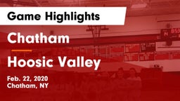 Chatham  vs Hoosic Valley  Game Highlights - Feb. 22, 2020