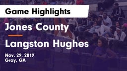 Jones County  vs Langston Hughes  Game Highlights - Nov. 29, 2019