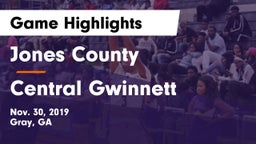 Jones County  vs Central Gwinnett  Game Highlights - Nov. 30, 2019