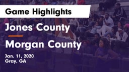 Jones County  vs Morgan County  Game Highlights - Jan. 11, 2020