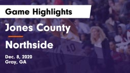 Jones County  vs Northside  Game Highlights - Dec. 8, 2020