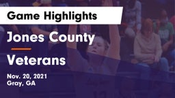 Jones County  vs Veterans  Game Highlights - Nov. 20, 2021