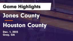 Jones County  vs Houston County  Game Highlights - Dec. 1, 2023