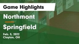 Northmont  vs Springfield  Game Highlights - Feb. 5, 2022