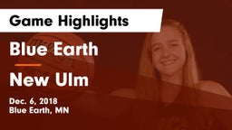 Blue Earth  vs New Ulm  Game Highlights - Dec. 6, 2018