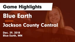 Blue Earth  vs Jackson County Central Game Highlights - Dec. 29, 2018